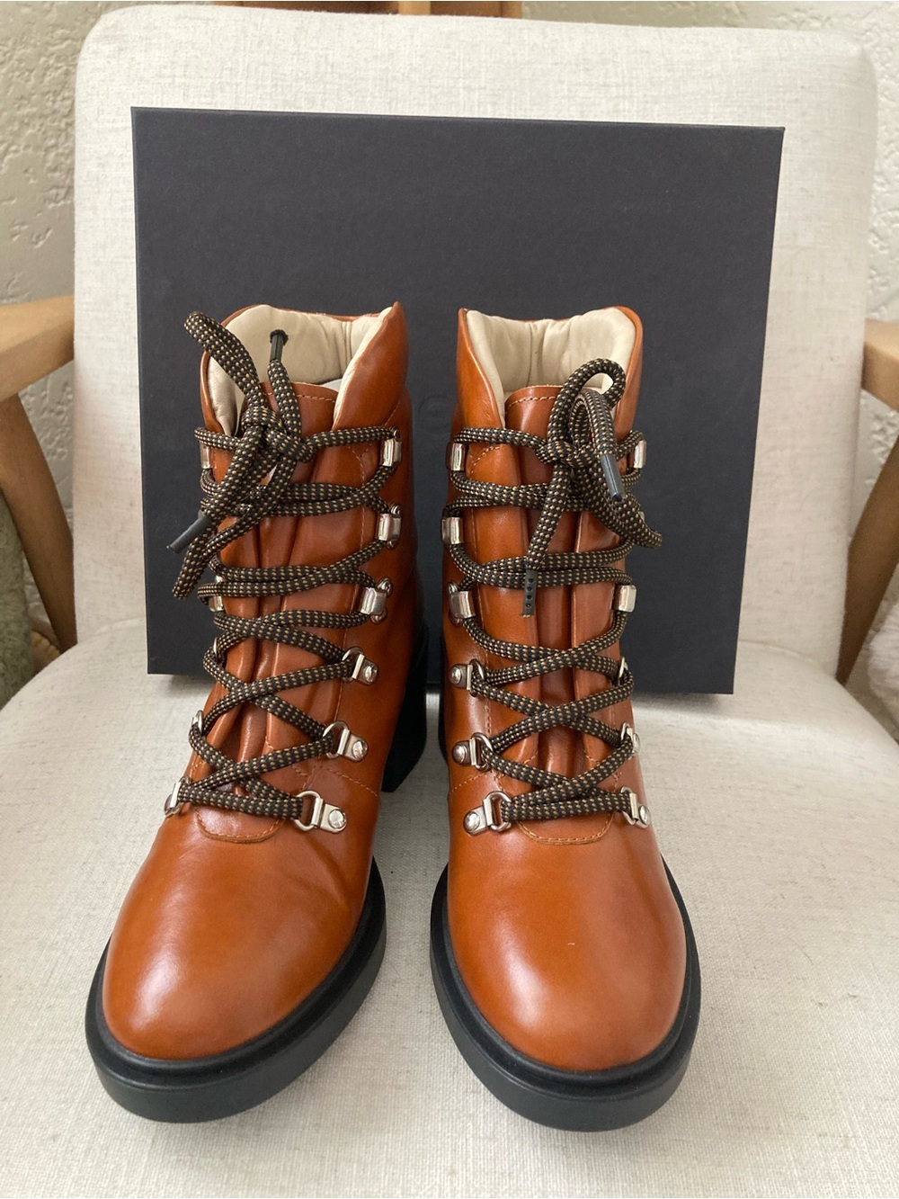 Theory Leather Boots size 8